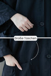 Schwarz Einheitsgröße für alle übergroßen wasserdichten Windjacke